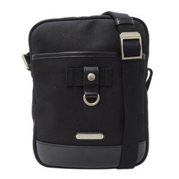 Saint Laurent Crossbody Canvas Bag Shoulder Black - Picture 1 of 7